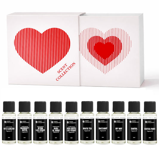 Scent Collection Hotel Diffuser Oil Set packaging, ideal for gifting occasions.