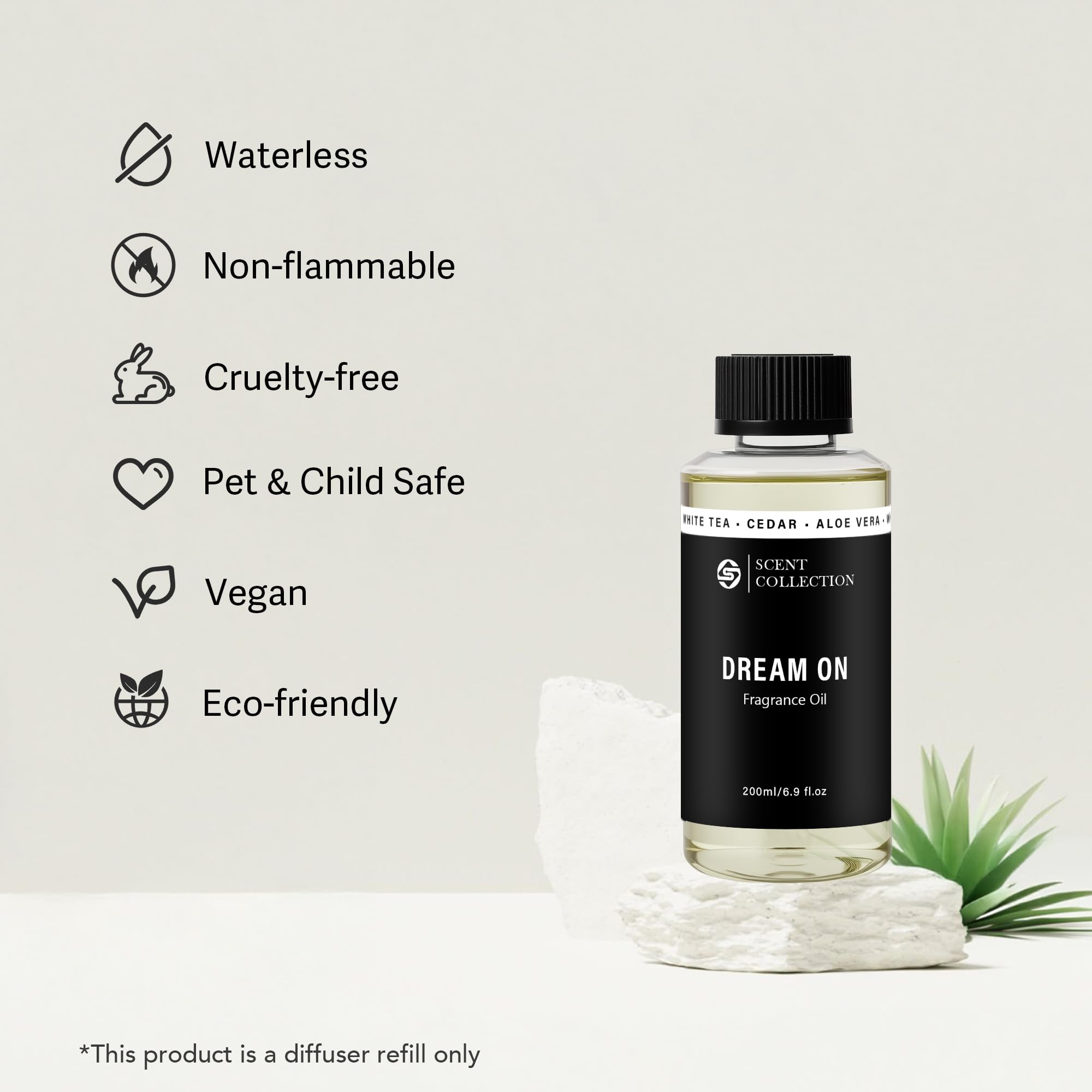 Scent Collection hotel-inspired scent refill for consistent fragrance.