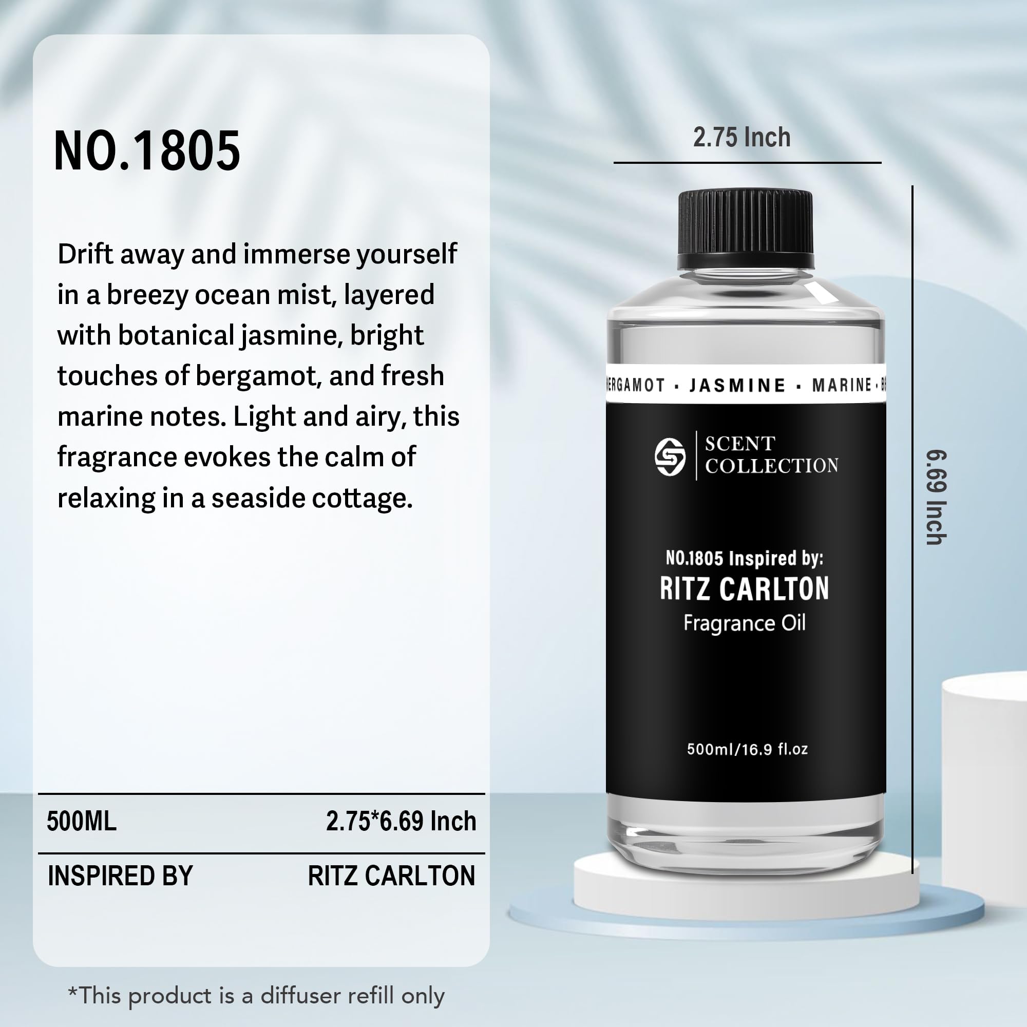 Scent Collection luxury-hotel-diffuser-room-setup demonstrates wide-area fragrance coverage.