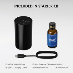 ScentBots extra nozzles enable quick oil swaps.
