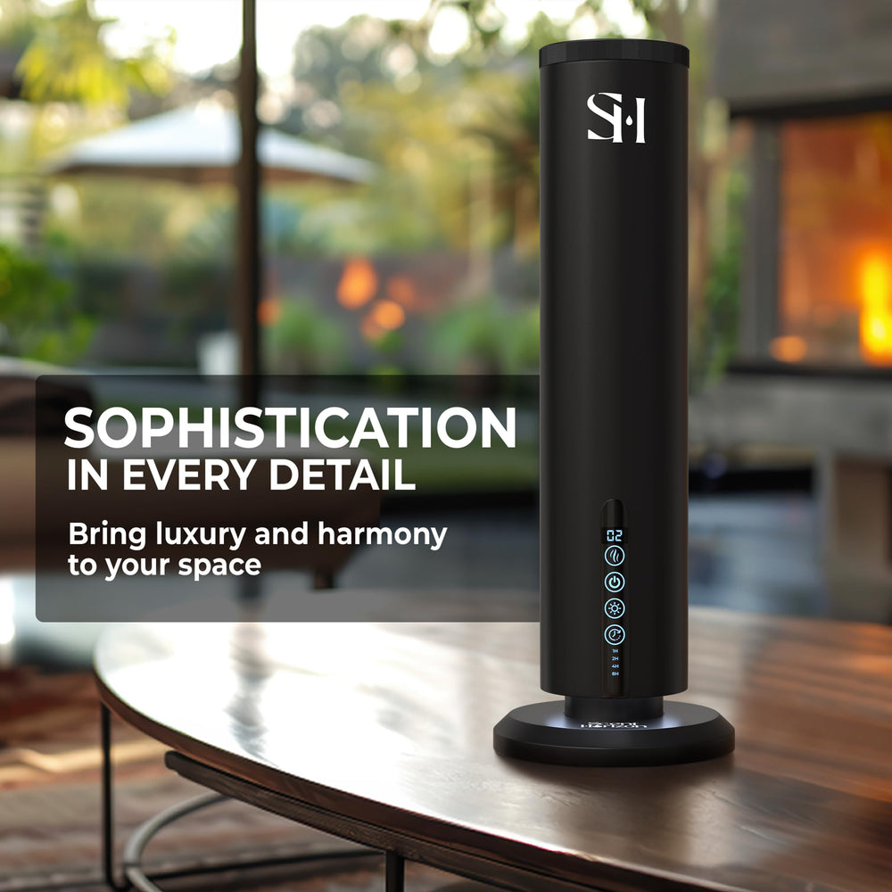 SCENTHORIZON Waterless Diffuser packaging with three 50 ml oils
