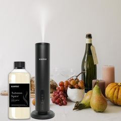 Scentia Autumn Spice diffuser set demonstrates easy scent distribution in living spaces.