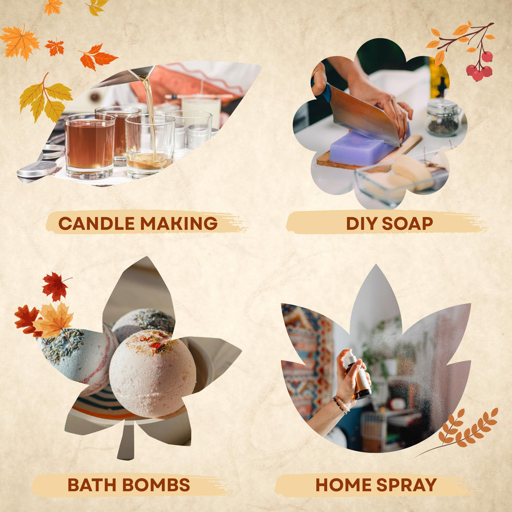 Scentia Autumn Spice spa decor evokes welcoming hotel or spa ambiance.