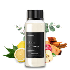 Scentia Citrus Harmony bottle pour highlights bright lemon notes for diffusers