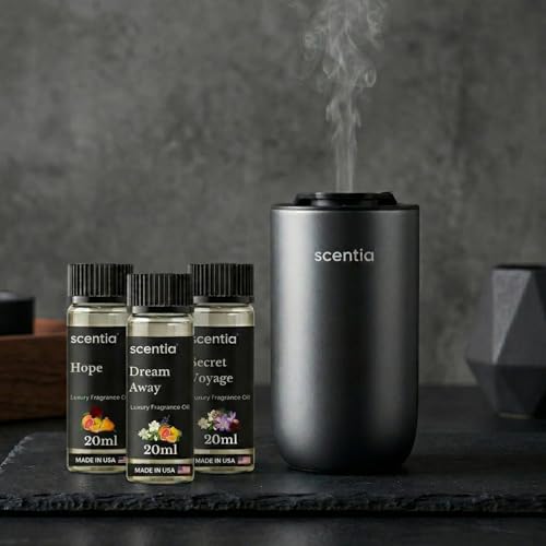 Scentia diffuser oil Dream Away bottle delivering fresh fruity-floral notes at home