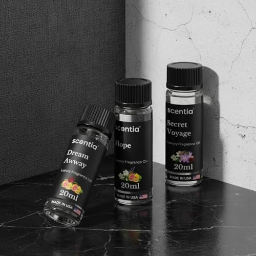 Scentia Dream Away diffuser oil setup in a bright, welcoming area