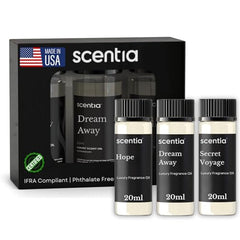 Scentia diffuser oil Hope bottle showcasing soft florals for a tranquil living space
