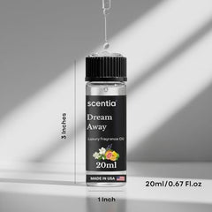 Scentia Secret Voyage diffuser oil setup adding warm glow to the room