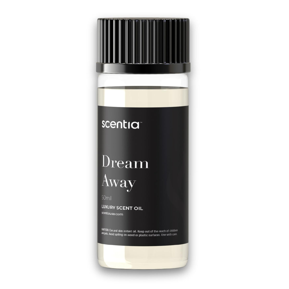 Scentia Dream Away bottle pour for easy diffusion in a living room ambience