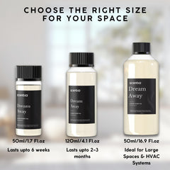 Scentia Dream Away bottle showing pear and citrus top notes