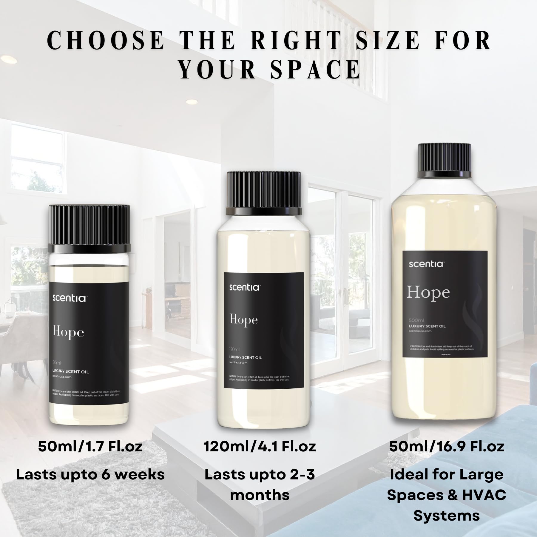 Scentia Hope cruelty-free glycol-free formula suitable for homes.