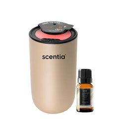 Scentia Mini Diffuser at home delivering waterless nebulizing fragrance for a stronger aroma