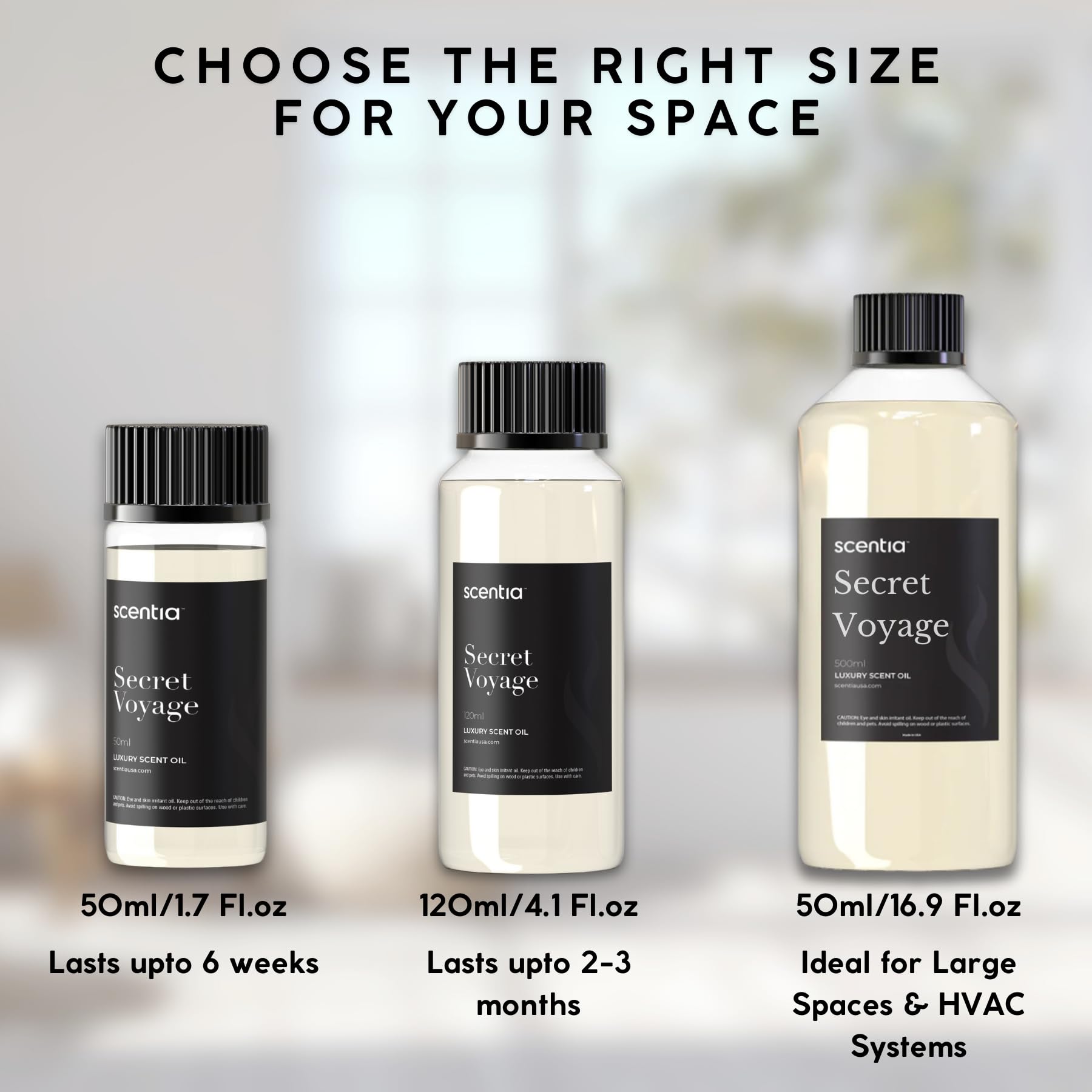 Gift-ready packaging for Scentia Secret Voyage 50 mL oil.