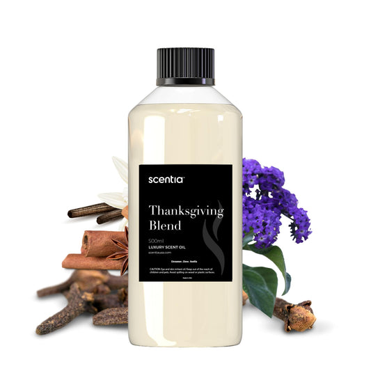 Close-up of spices with Scentia blend highlighting cozy autumn notes