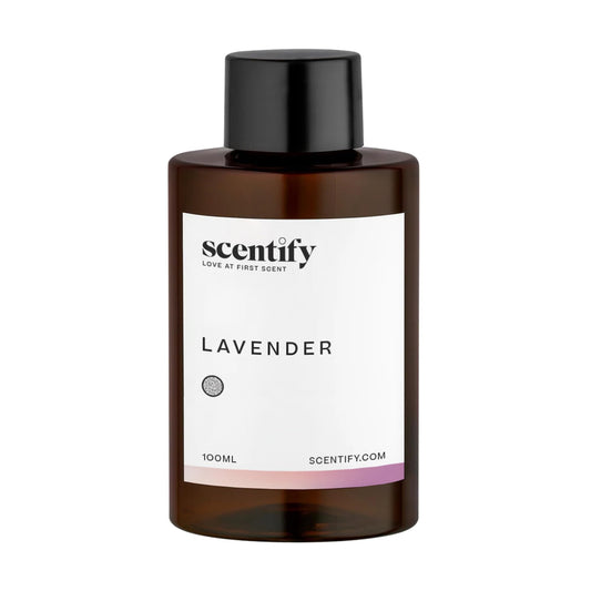 Scentify bergamot vanilla diffuser oil bottle elevates mood in home or office