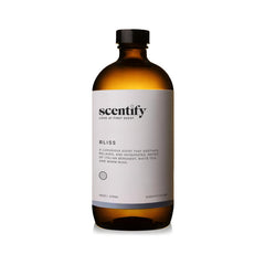 Scentify Bliss diffuser near scene ready for calming aromatherapy.