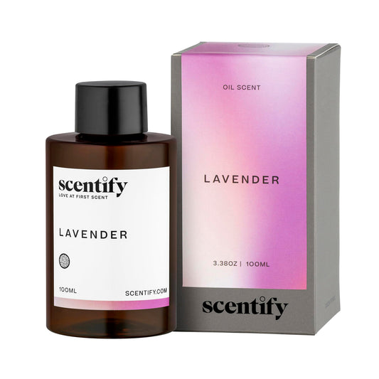 Scentify Lavender Musk aroma oil refill bottle for diffusers, calming home ambiance