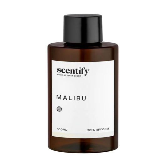 Scentify Malibu aroma oil refill white tea aroma for calming, spa-like ambiance at home.
