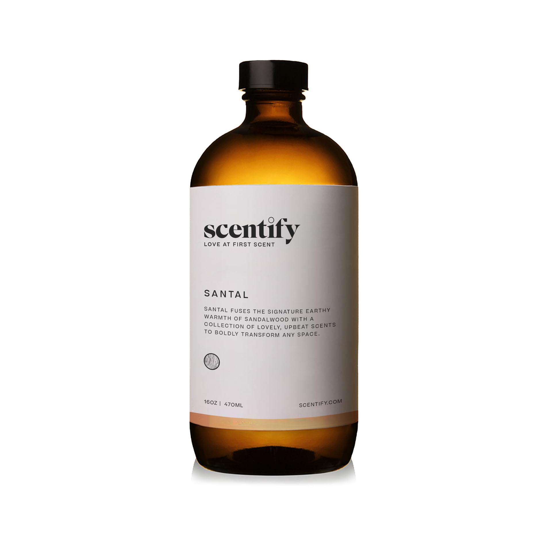 Scentify Santal top notes iris and eucalyptus create a fresh scent