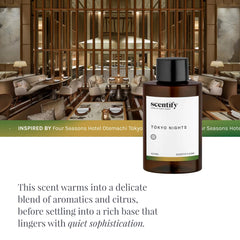 Scentify Tokyo Nights gift packaging makes a refined present for aromatherapy lovers.