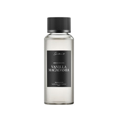 Scentiment Vanilla Macadamia diffuser oil bottle being poured for a cozy room