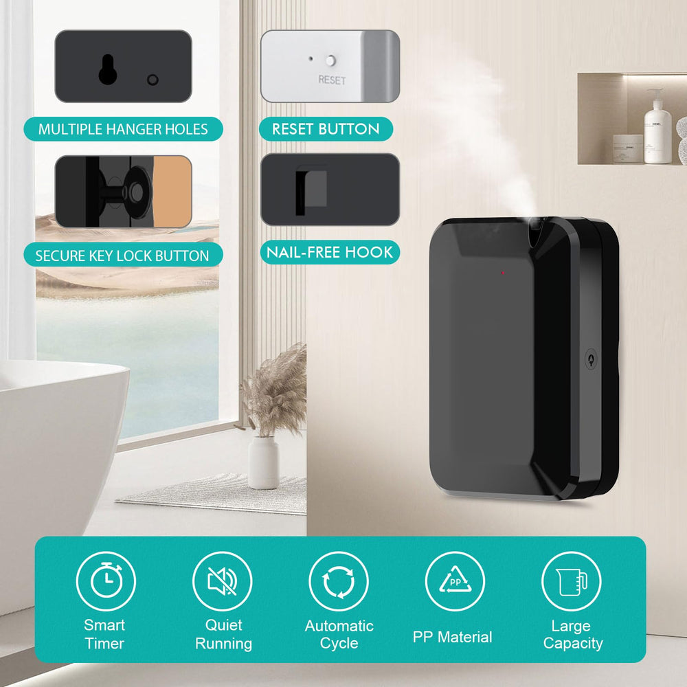 Scentiplus waterless design keeps spaces clean and mess-free