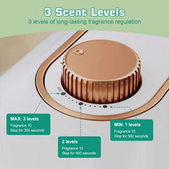 Scentiplus diffuser ideal for office or bedroom setup.