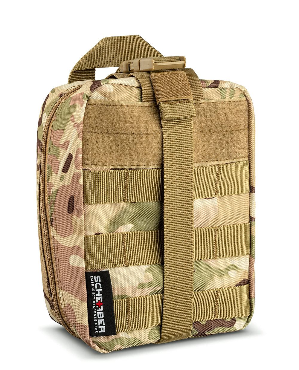 Scherber Premium IFAK Kit HyFin chest seal close-up demonstrates breathing aid gear.