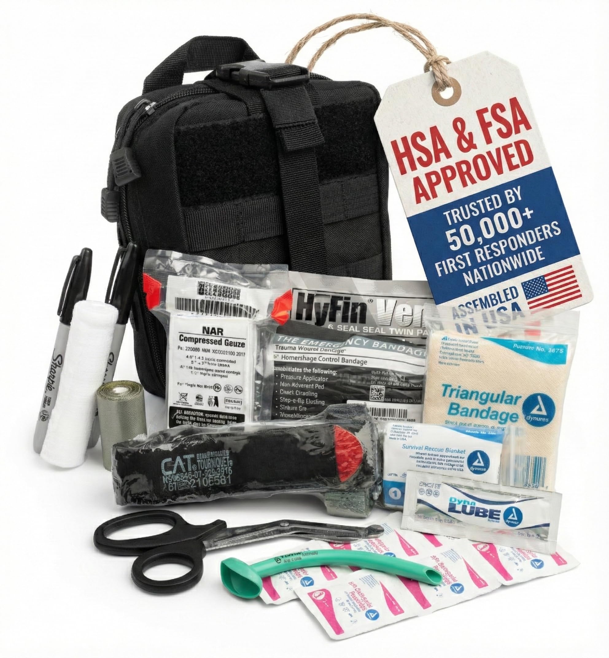 Scherber Premium IFAK Kit in MOLLE pouch for field readiness