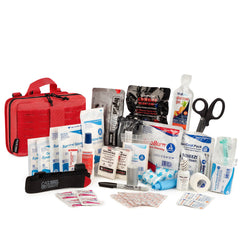 Scherber Vehicle IFAK kit front view with quick-access rip-away pouch