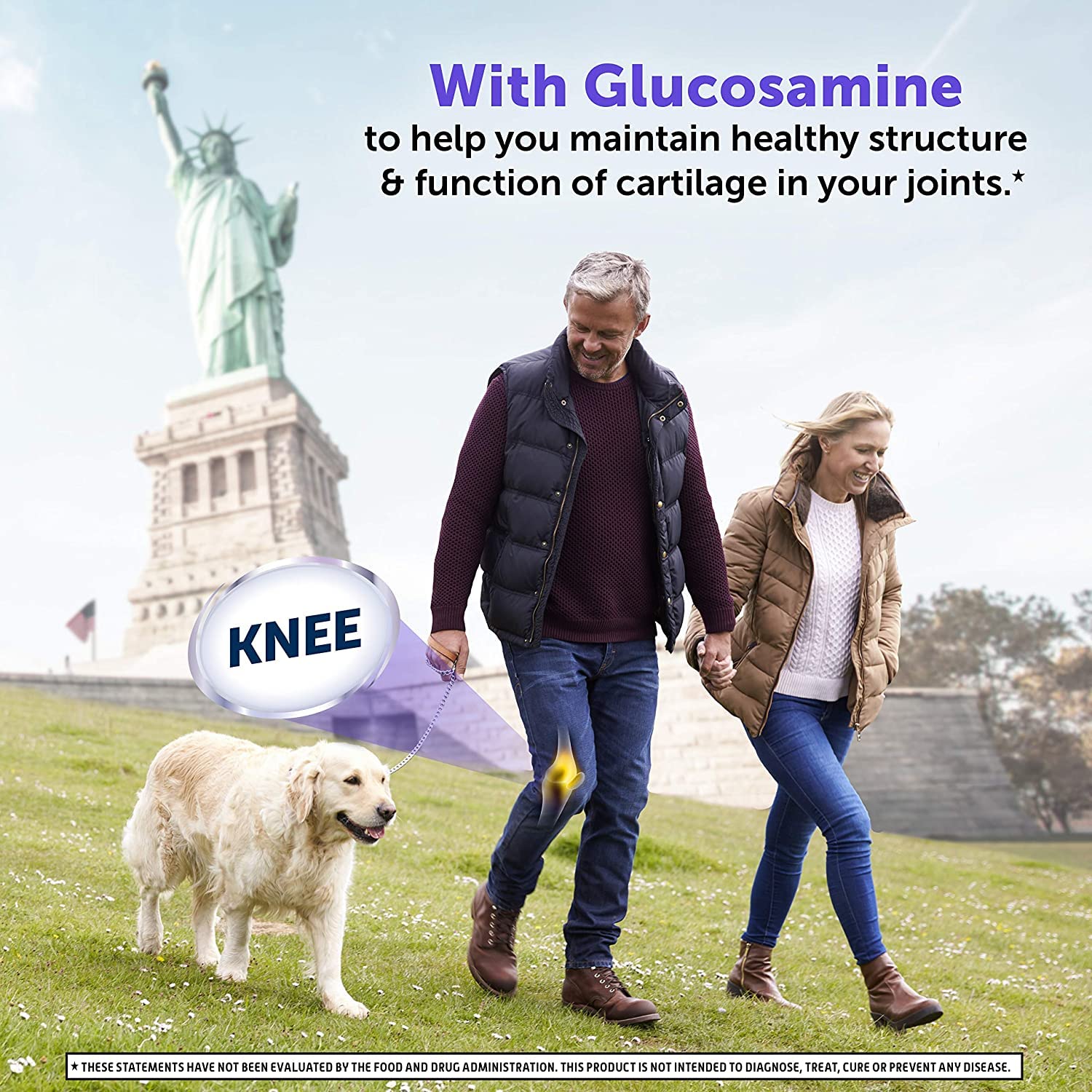 Schiff glucosamine in retail display to attract shoppers.