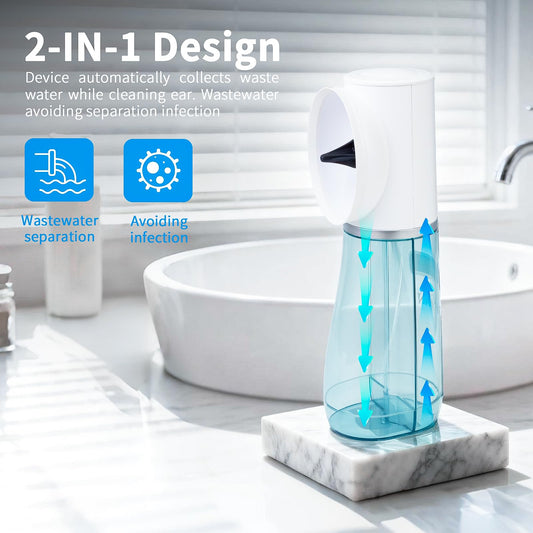 Scian ear cleaner with four pressure modes offering gentle to deep cleaning.