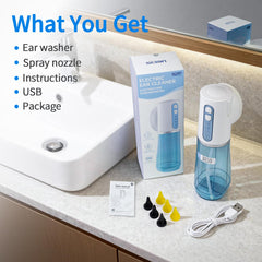 Scian shower-safe ear cleaner prepared for wet environments and easy cleanup.