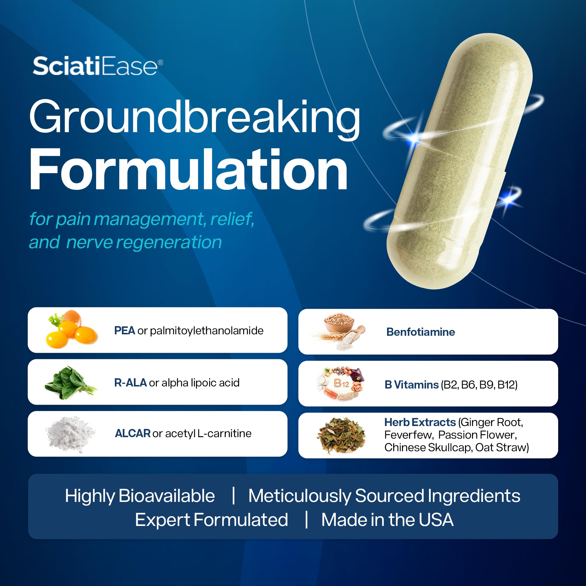 SciatiEase packaging in Tampa facility emphasizes quality manufacturing.