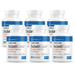 SciatiEase sciatic nerve health bottle front offering convenient daily support.