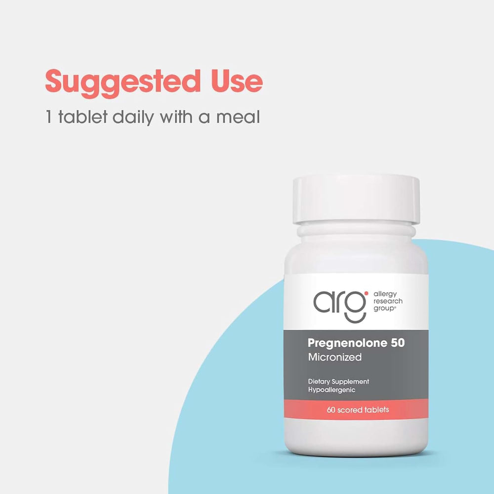 Allergy Research Group label highlights decades of science-backed supplements.