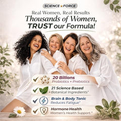Science Force Lovely Queen packaging highlighting premium ingredients.