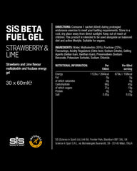 Science in Sport BETA Fuel Gel strawberry lime flavor for refreshing taste
