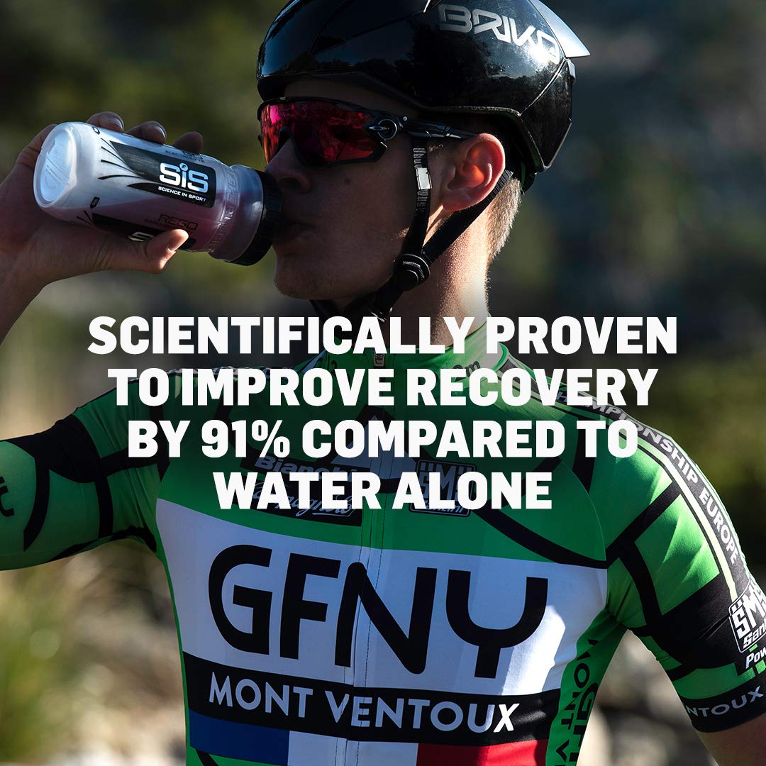 Science in Sport Hydro Electrolyte Tablets in a water bottle for easy mixing.