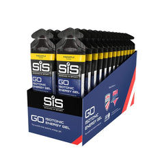 Science in Sport isotonic energy gel Pineapple 2oz pack open for quick energy on the go