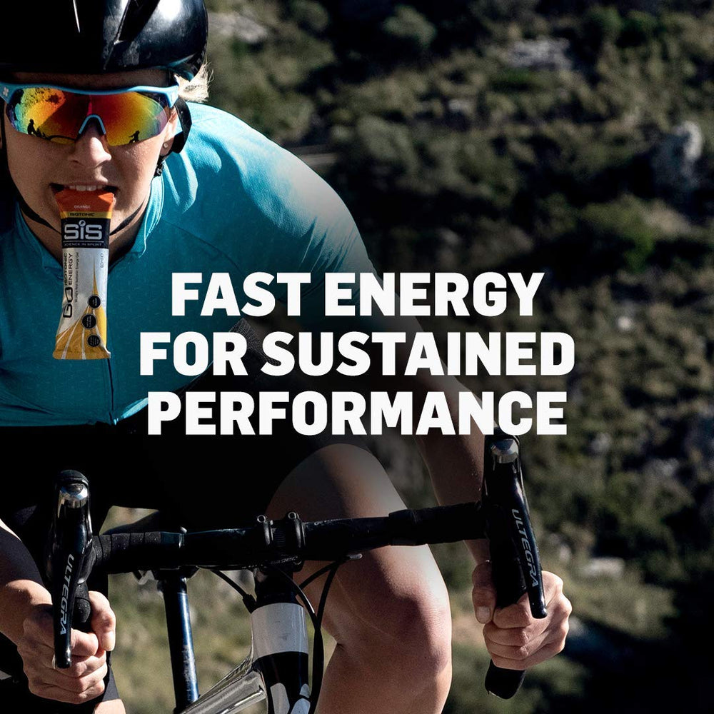Science in Sport isotonic energy gel Pineapple 2oz in pocket for on-the-go fueling