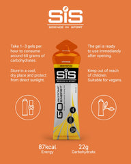 Compact 60 ml SIS Gel Go pack ideal for runners on the go