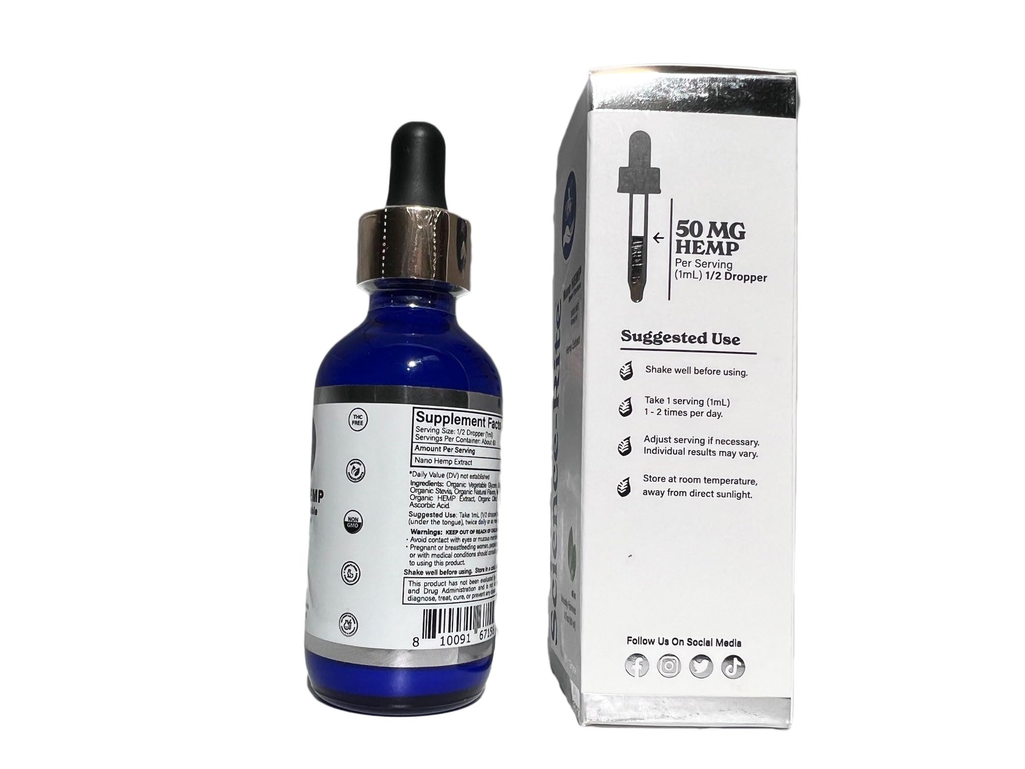 Science-Rite mint-flavored drops for quick, convenient daily use