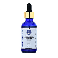 Science-Rite Nano Water-Soluble Hemp drops droplet application shows fast uptake