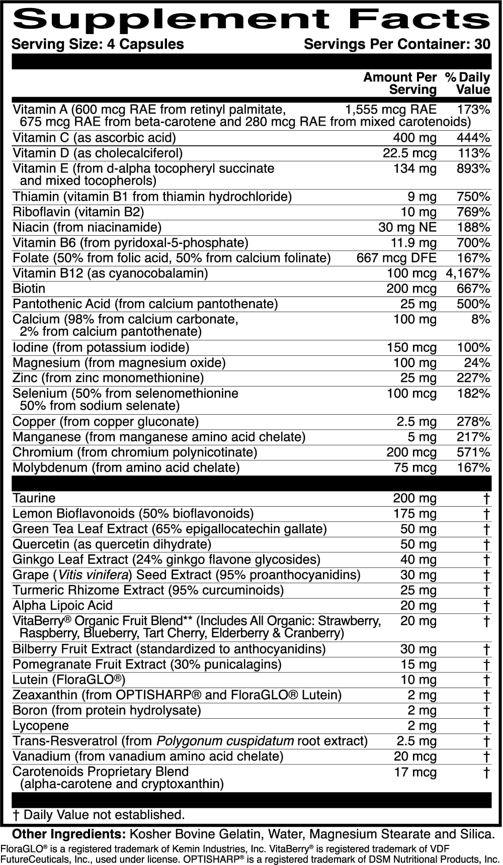 ScienceBased Health OcularProtect bottle with USA manufacturing badge for trusted quality.