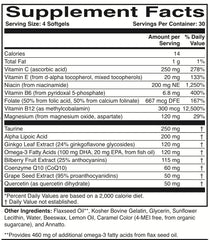 ScienceBased Health Optic Nerve Formula softgels pour, easy daily nutrition