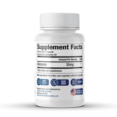 Scientific Health Solutions melatonin 30mg pack-shot conveys value for multi-pack purchase