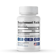 Scientific Health Solutions melatonin FDA-statement note card included for transparency.