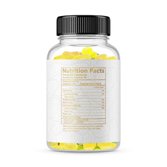 Scion Organics hemp gummies raspberry gummies closeup highlighting bite-friendly texture.
