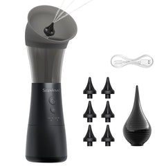ScopeAround electric ear cleaner with water-tank system for tidy, home ear care.